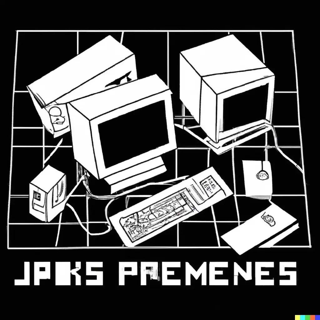 Artistic image representing Janek's Computers